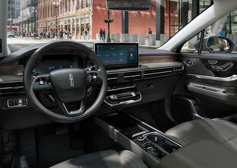The interior dashboard of 2024 Lincoln Corsair® SUV is shown here. | Buss Lincoln in McHenry IL