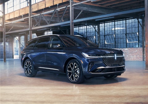 A 2024 Lincoln Nautilus® SUV is parked in an industrial space. | Buss Lincoln in McHenry IL