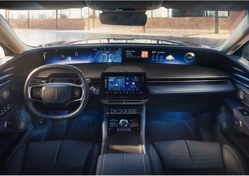 The panoramic display is shown in a 2026 Lincoln Nautilus® SUV. | Buss Lincoln in McHenry IL
