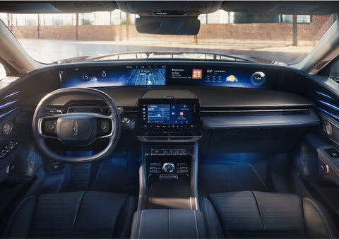 The panoramic display is shown in a 2026 Lincoln Nautilus® SUV. | Buss Lincoln in McHenry IL